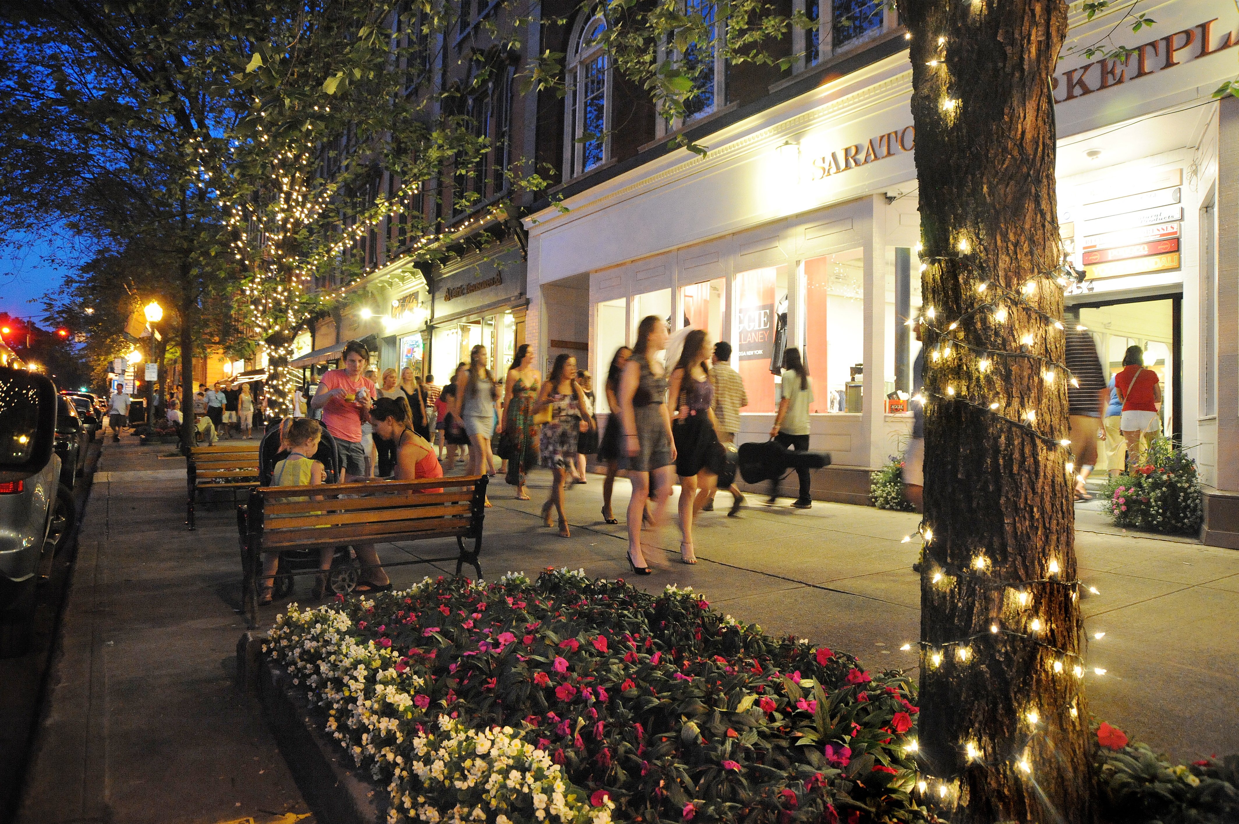 Saratoga Night Street