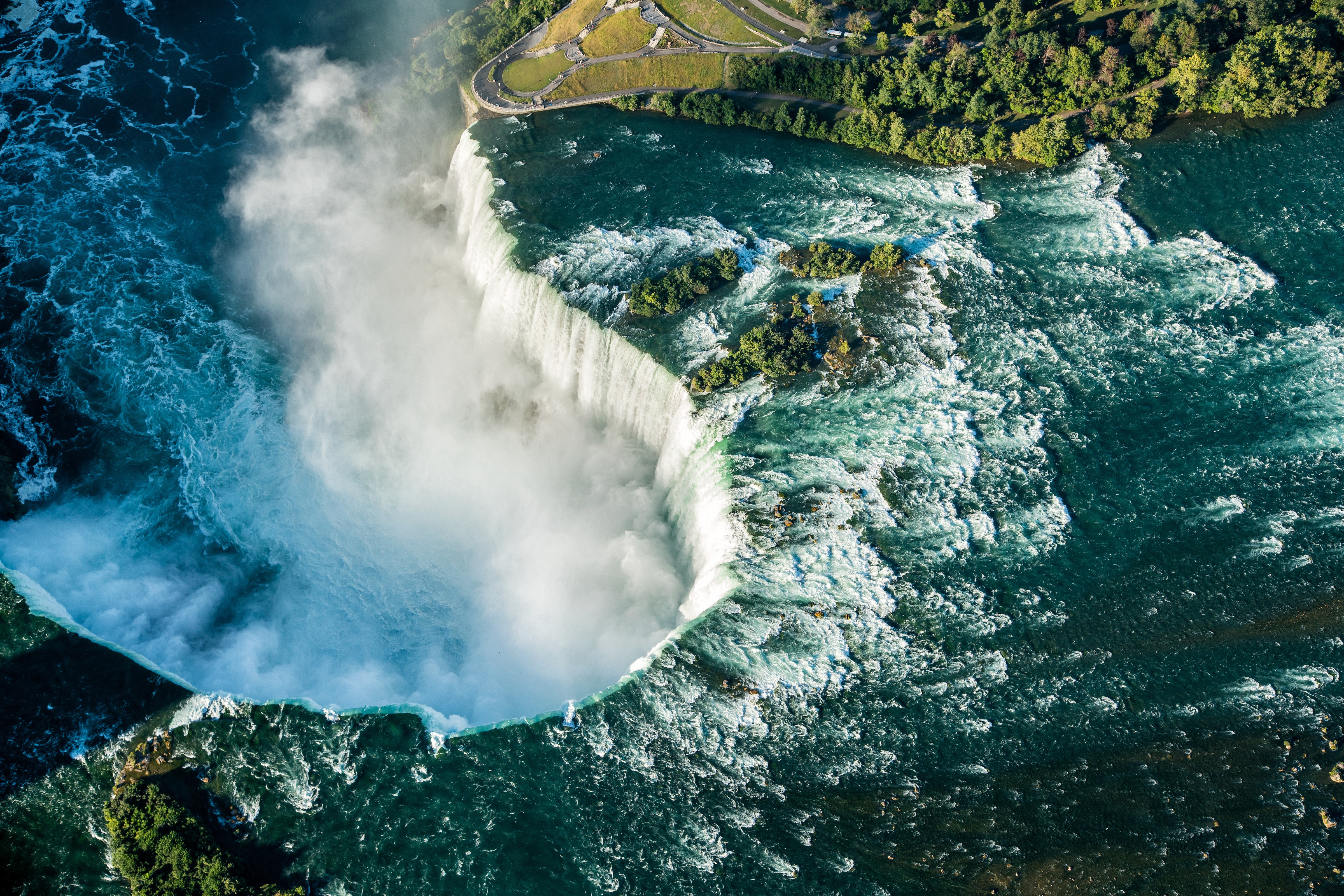 Aerial View of the Horseshoe Falls